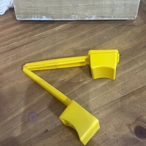 Vintage Tupperware Press Spice Press Yellow Plastic Kitchen Gadget